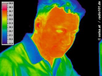 DJ Enver mal anders: Thermographieaufnahme (Wärmebild) 