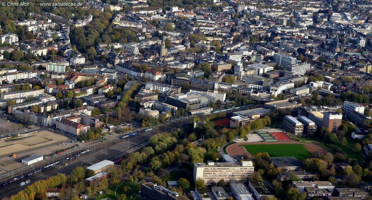 Aachen: K&ouml;nigsh&uuml;gel, Westbahnhof, Pontviertel