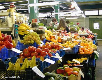 Lettland - Latvia: Markt in Riga