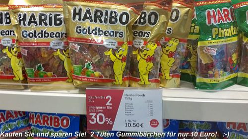 Gummibärchen für nur 10 :-)