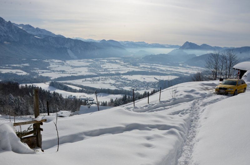 Winter in Tirol: Schnee