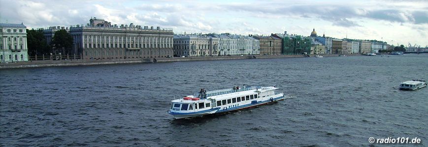 Sankt-Petersburg / Leningrad / Saint Petersburg: Blick von der Newa
