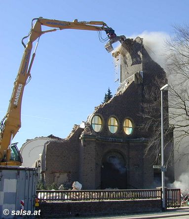 Garzweiler 2, Alt-Otzenrath: Abriss der Kirche