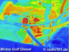 thermografie fotos: Infrarotaufnahme / Wärmebild / Thermografie: Automotor