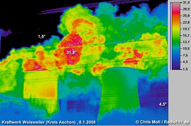 Thermal image, example (click to enlarge)